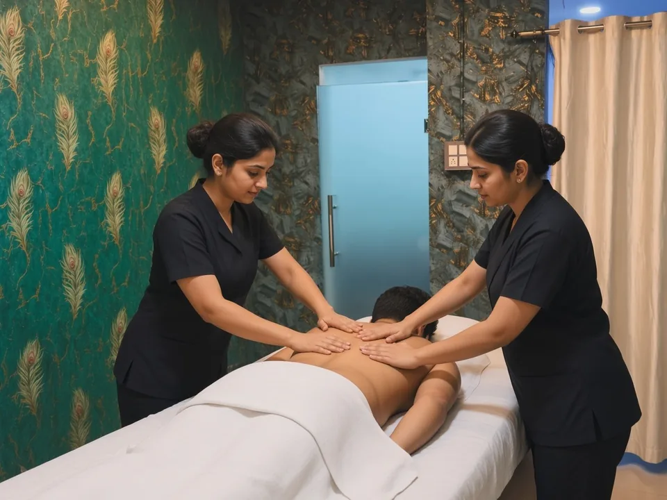 Four Hands Massage at Platinum Luxury Spa Madhapur