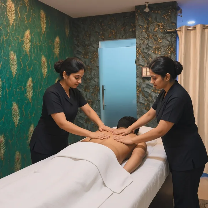 Four Hands Massage at Platinum Luxury Spa Madhapur